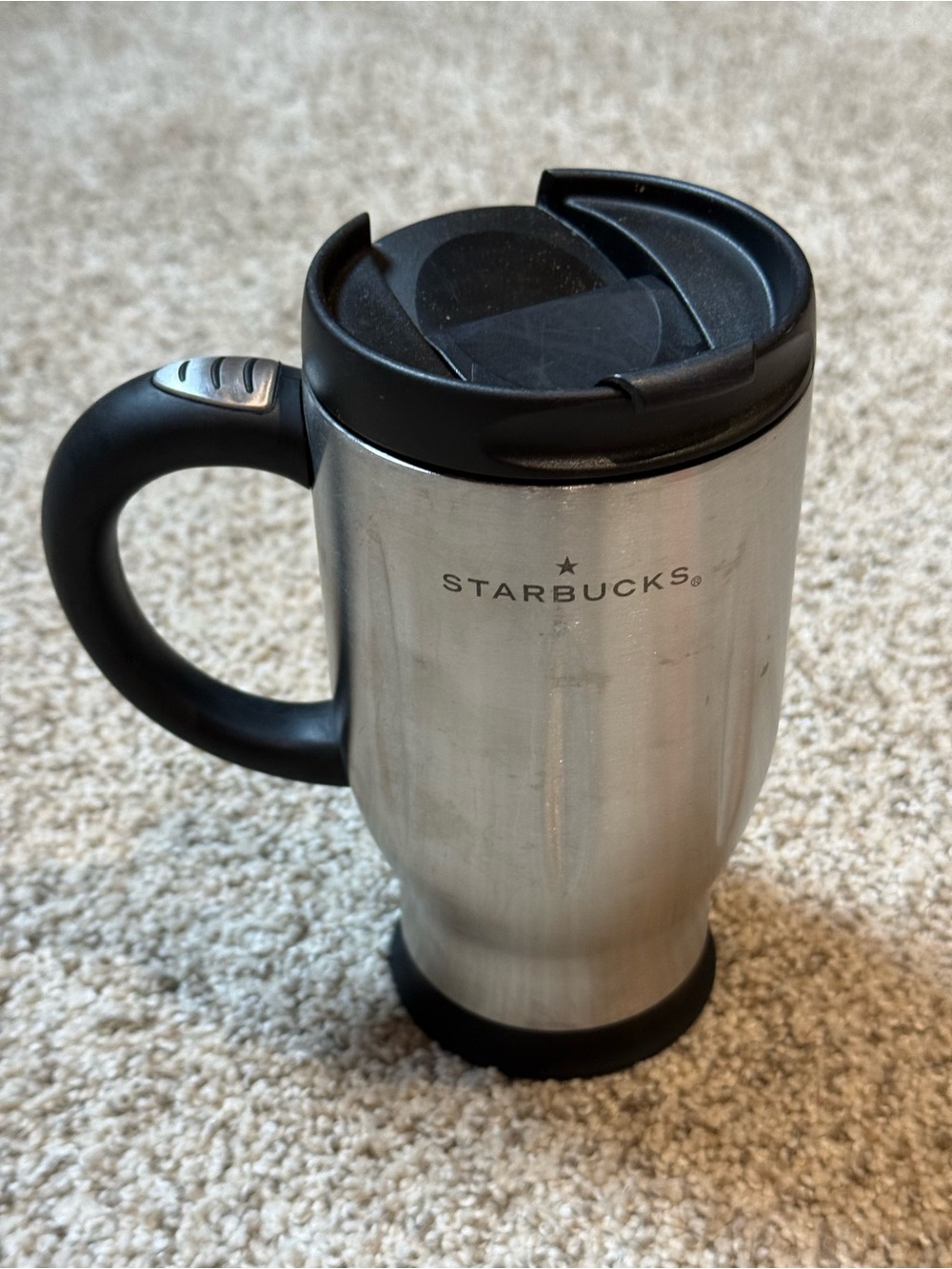 Great vintage 2003 Starbucks Barista stainless steel travel tumbler 16oz